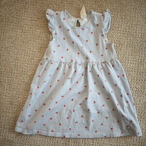 H&M Striped Strawberry Dress